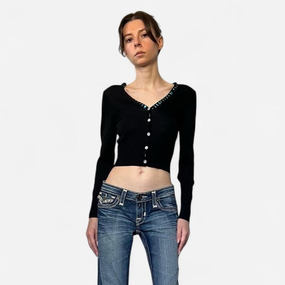 Vintage Italian Cropped Cardigan
